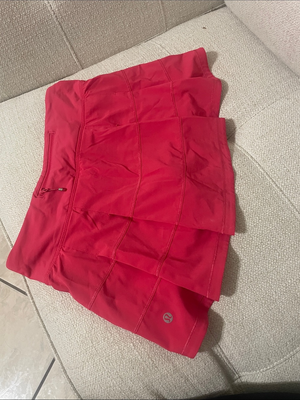 lululemon athletica Red Athletic Skirt